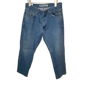 Harley-Davidson Straight Leg Light Wash Jeans - Men's Size 34/30